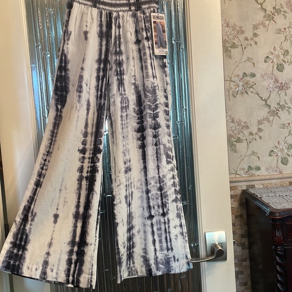 REWASH TIE DYE WIDE LEG PANTS SIZE S SMALL NWT - Picture 2 of 10
